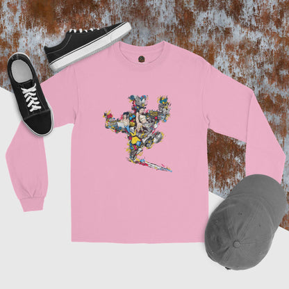 DJ Woman Herren Langarm T-Shirt