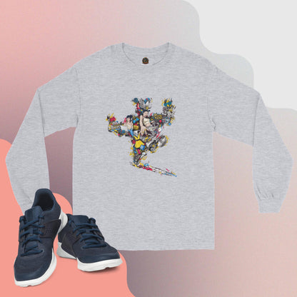 DJ Woman Herren Langarm T-Shirt